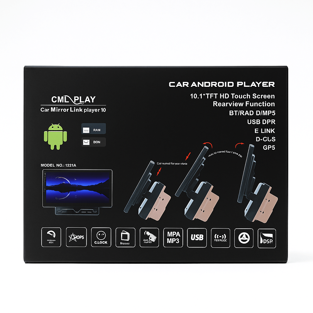 10.1" Android Autós Multimédia Lejátszó - | Cyber Bazaar
