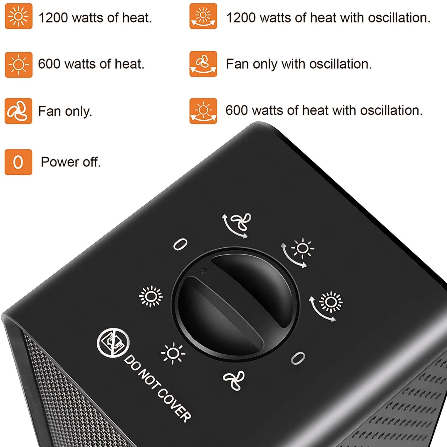 1200W Elektromos PTC Hősugárzó - | Cyber Bazaar