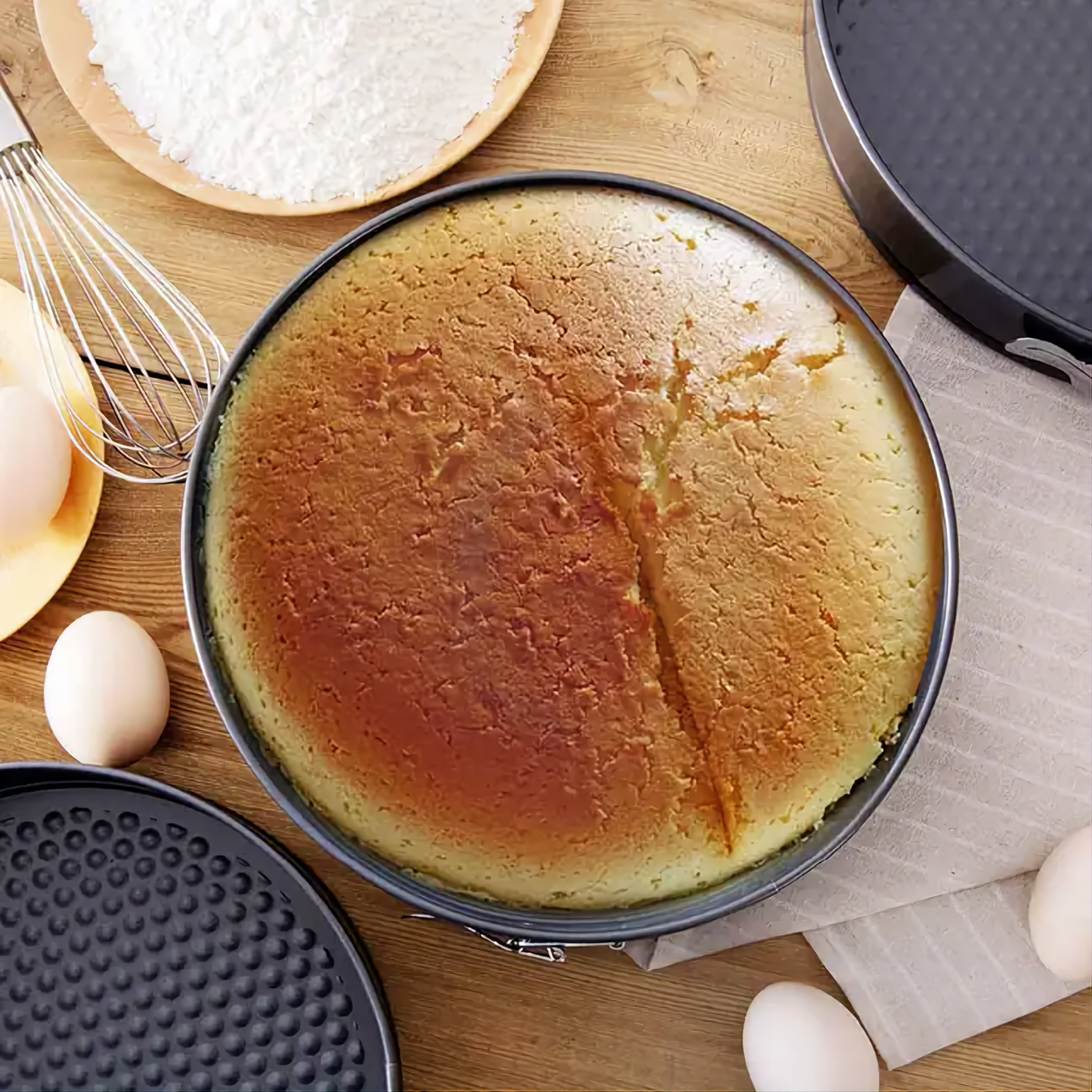 Bachmayer 3 Részes Csatos Tortaforma Készlet