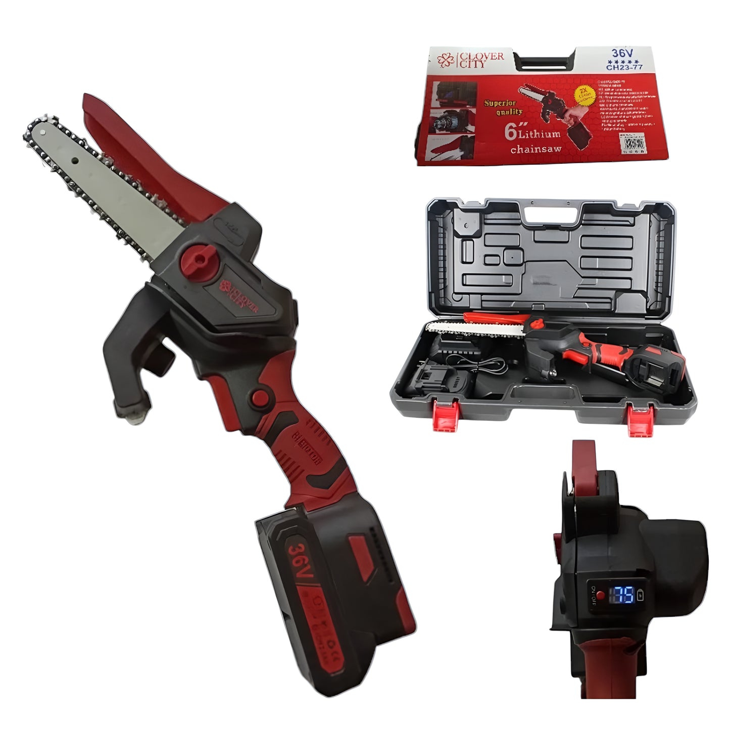 CH23-77 6" hüvelykes akkumulátoros láncfűrészt