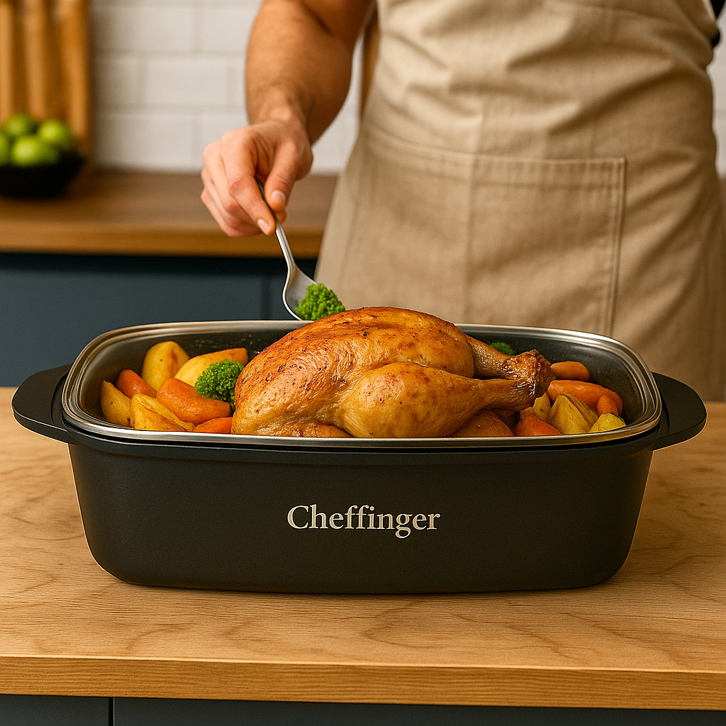 Cheffinger 32 cm-es Sütőtál Fedővel