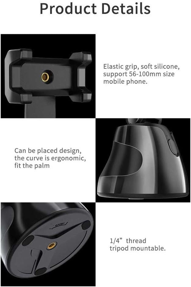 360° Automatikus Arc- és Tárgykövető Selfie Bot