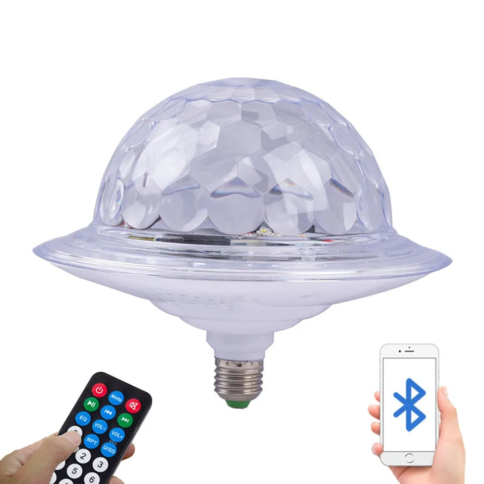 LED UFO Bluetooth Kristály Varázsgömb