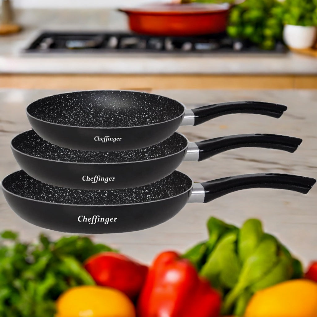 Cheffinger 3 Darabos Serpenyő Szett