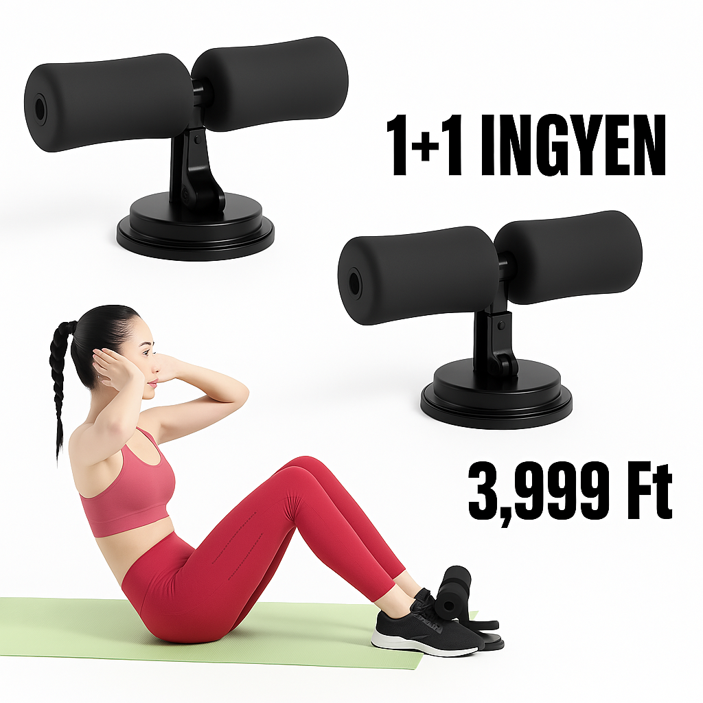 Fitnesz eszköz lábtámasszal, hasizmokhoz 1+1 INGYEN
