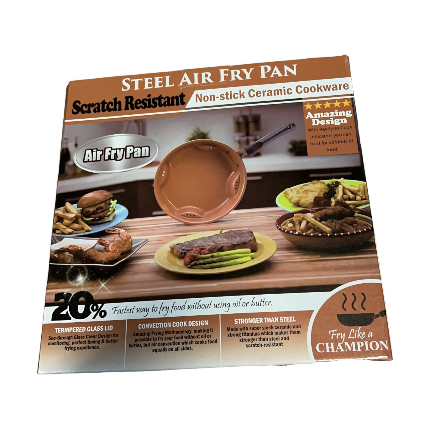 Légkeveréses Serpenyő 1+1 ajánlat, ingyen