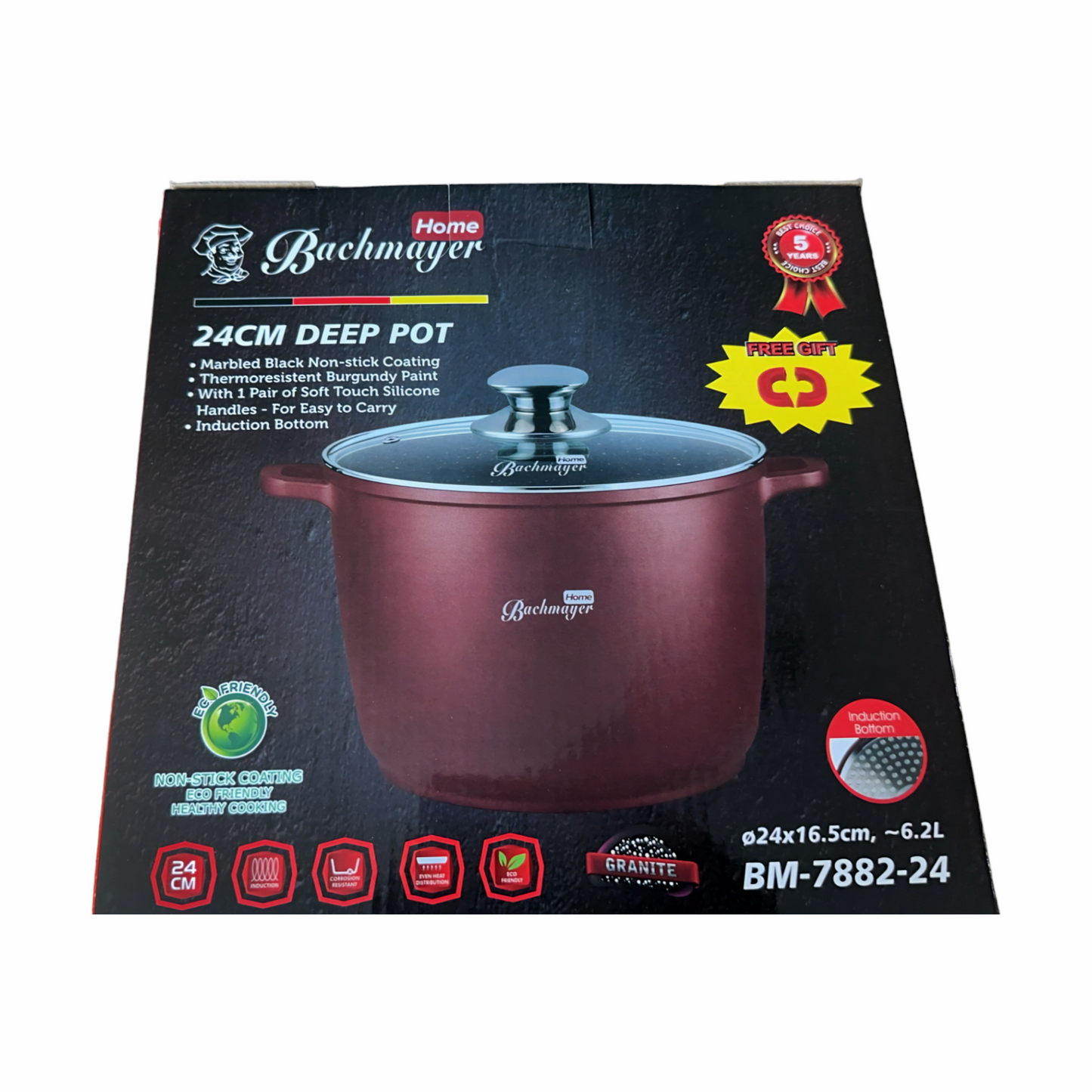 Bachmayer 24 cm-es Mély Fazék