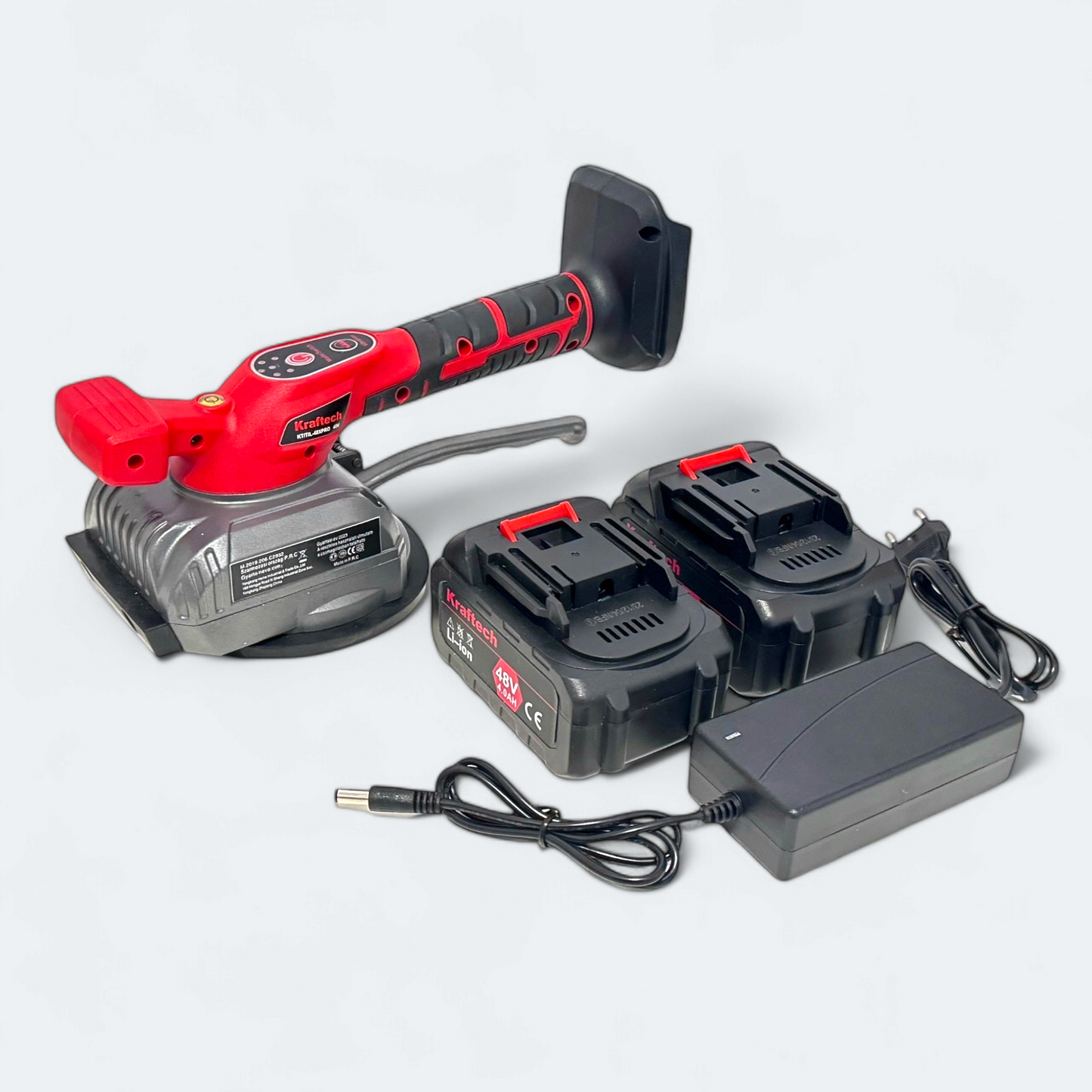 KraftTech Nagy Akkumulátoros Csempe Vibrátor