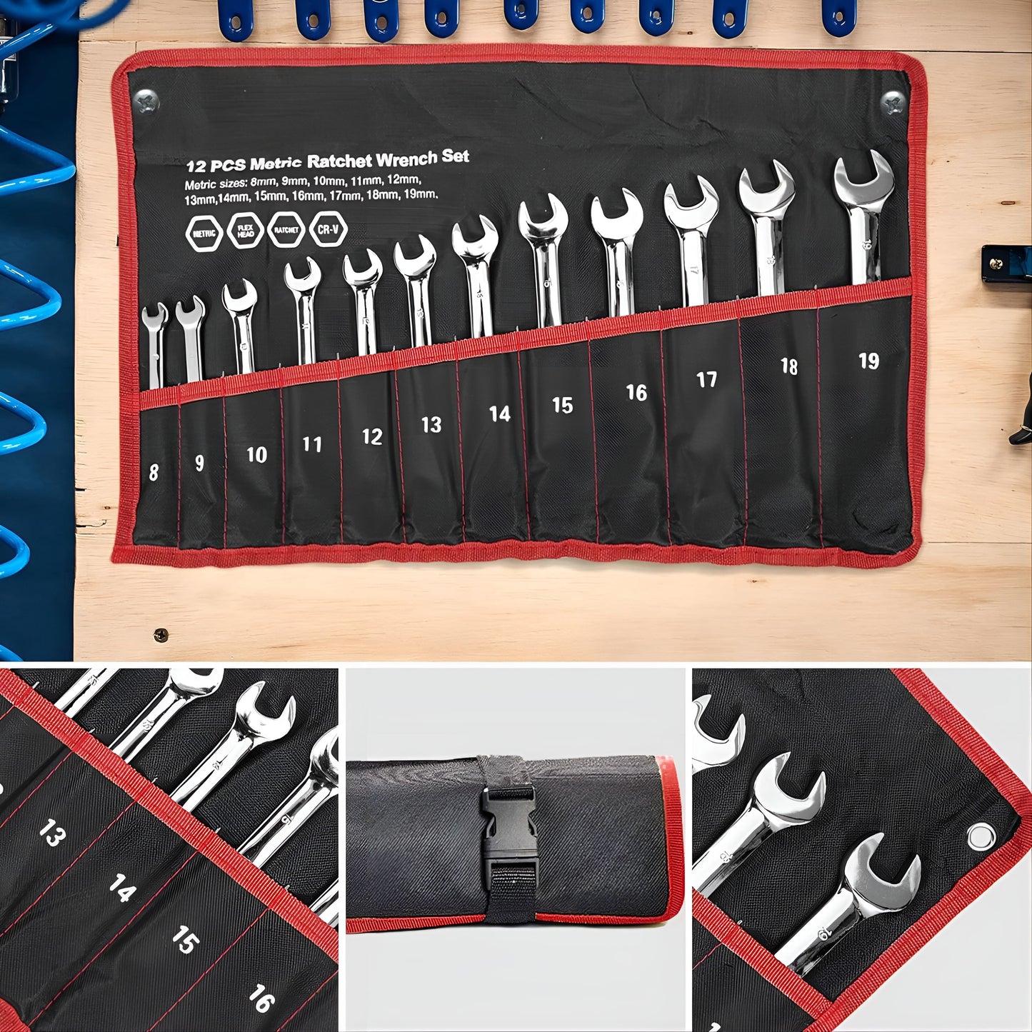 Würzburg Professzionális Racsnis Kulcskészlet