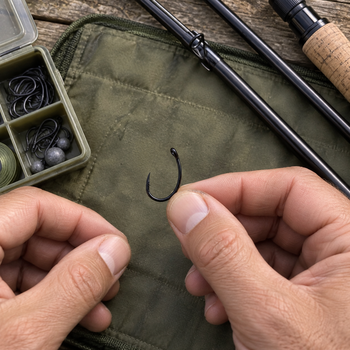 Carp King Krank CK9002 horog – 6 és 8 méret, 10 db – életszerű termékbemutató 2