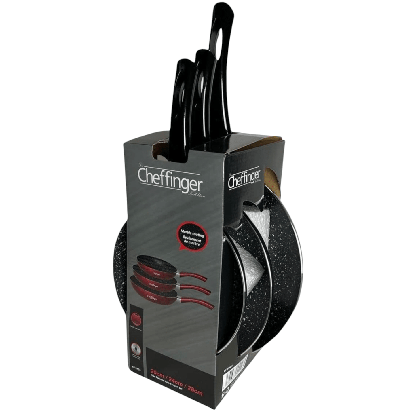 Cheffinger 3 Darabos Serpenyő Szett - | Cyber Bazaar