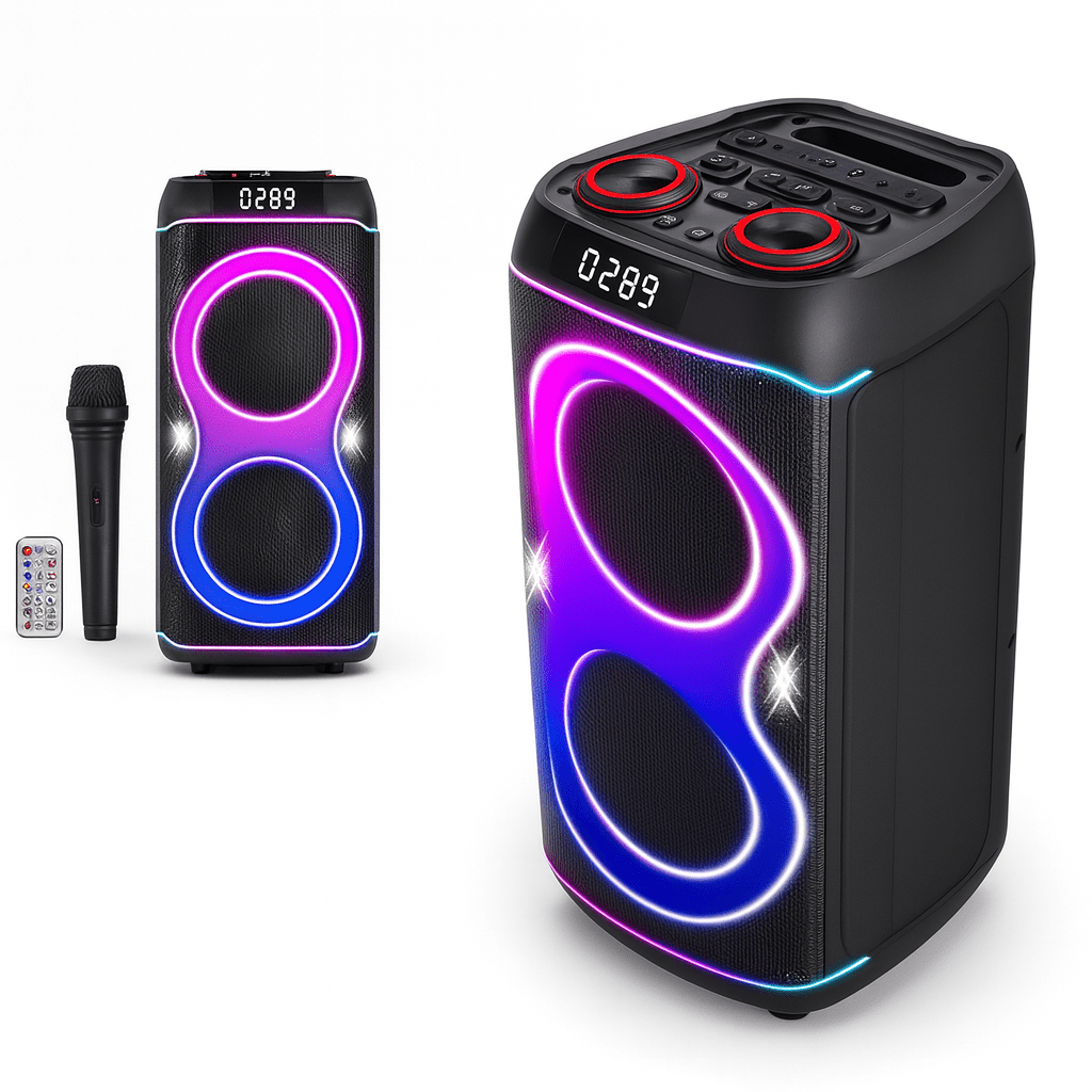 Dupla Mélynyomós Karaoke Hangrendszer - | Cyber Bazaar