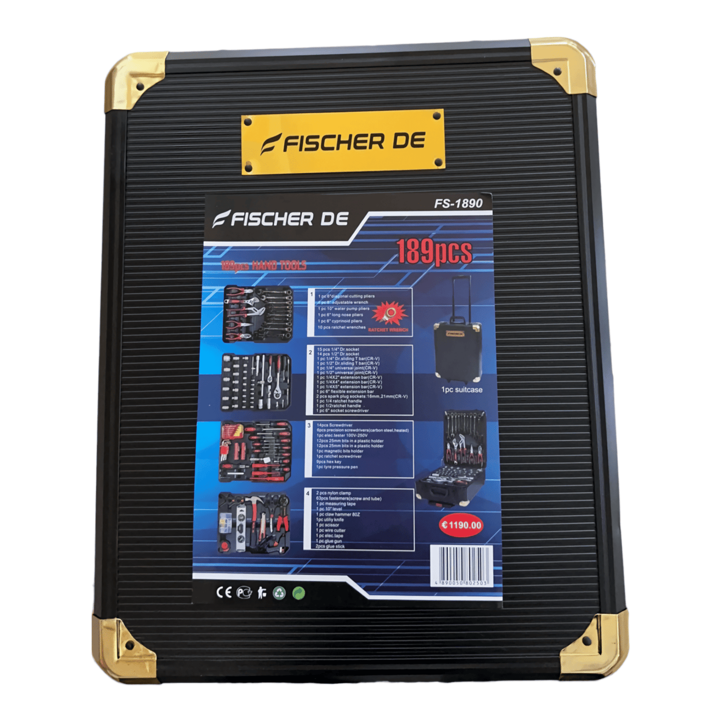 FISCHER DE 189 részes szerszámkészletet - | Cyber Bazaar