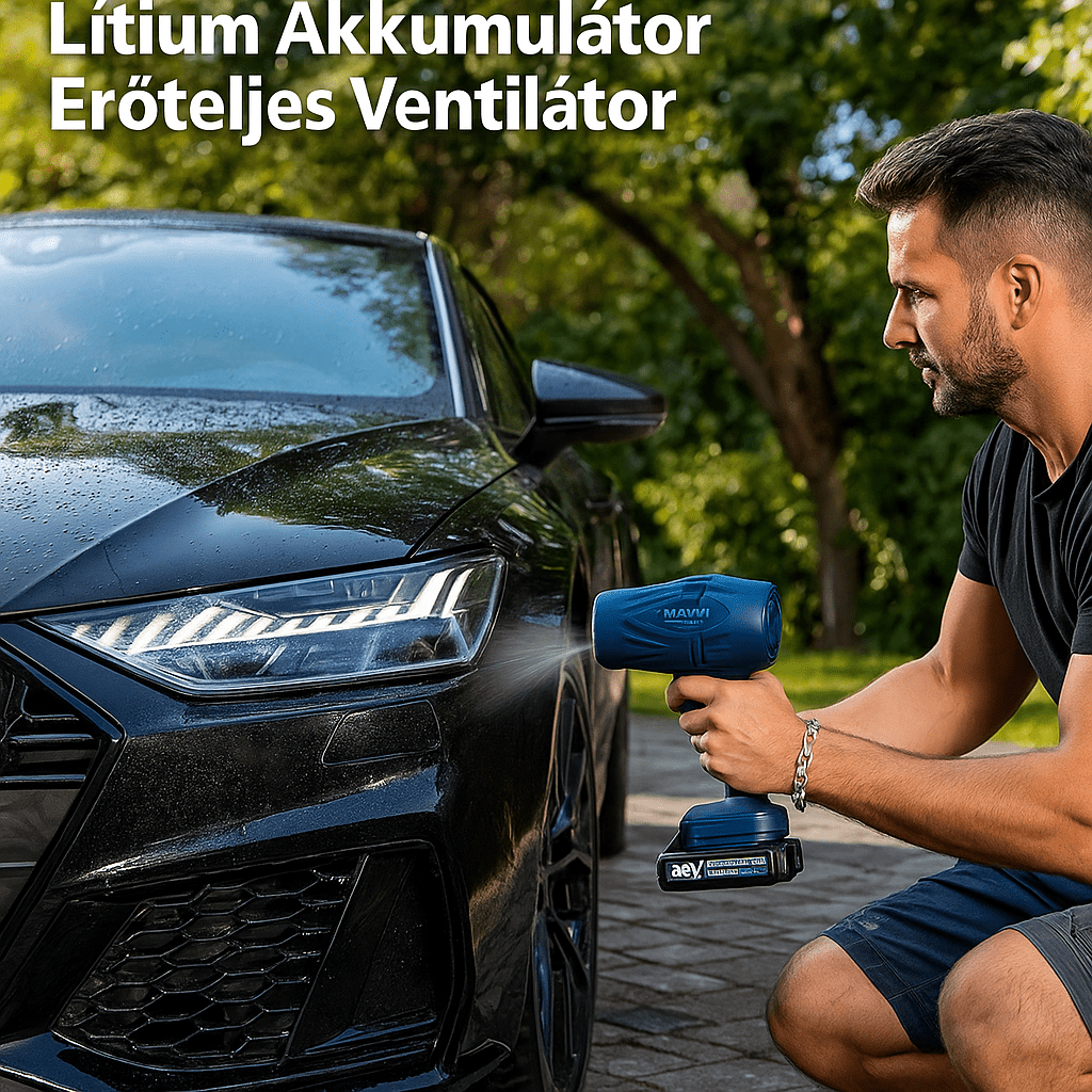 Lítium Akkumulátoros Erőventilátor - | Cyber Bazaar