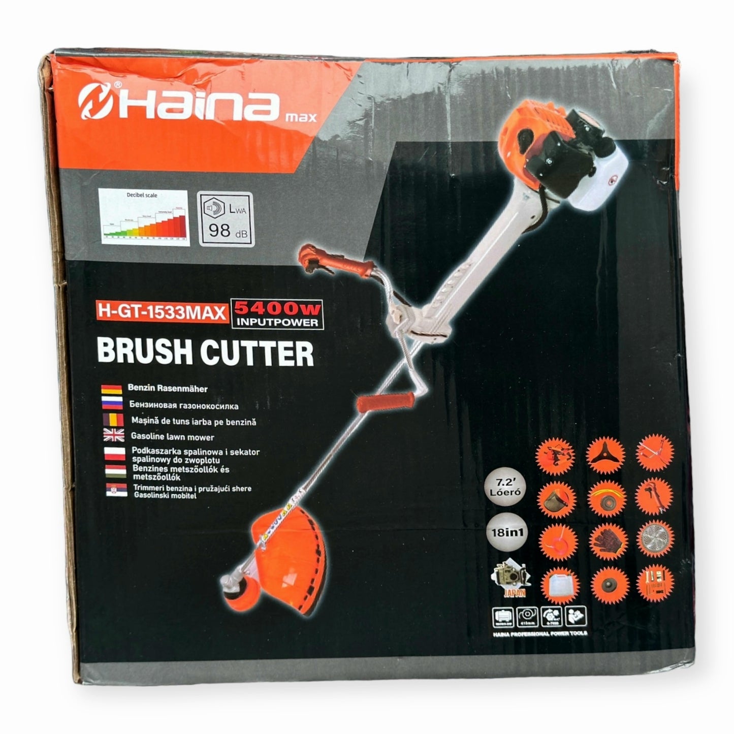 Haina GT-1533MAX Benzines Fűkasza