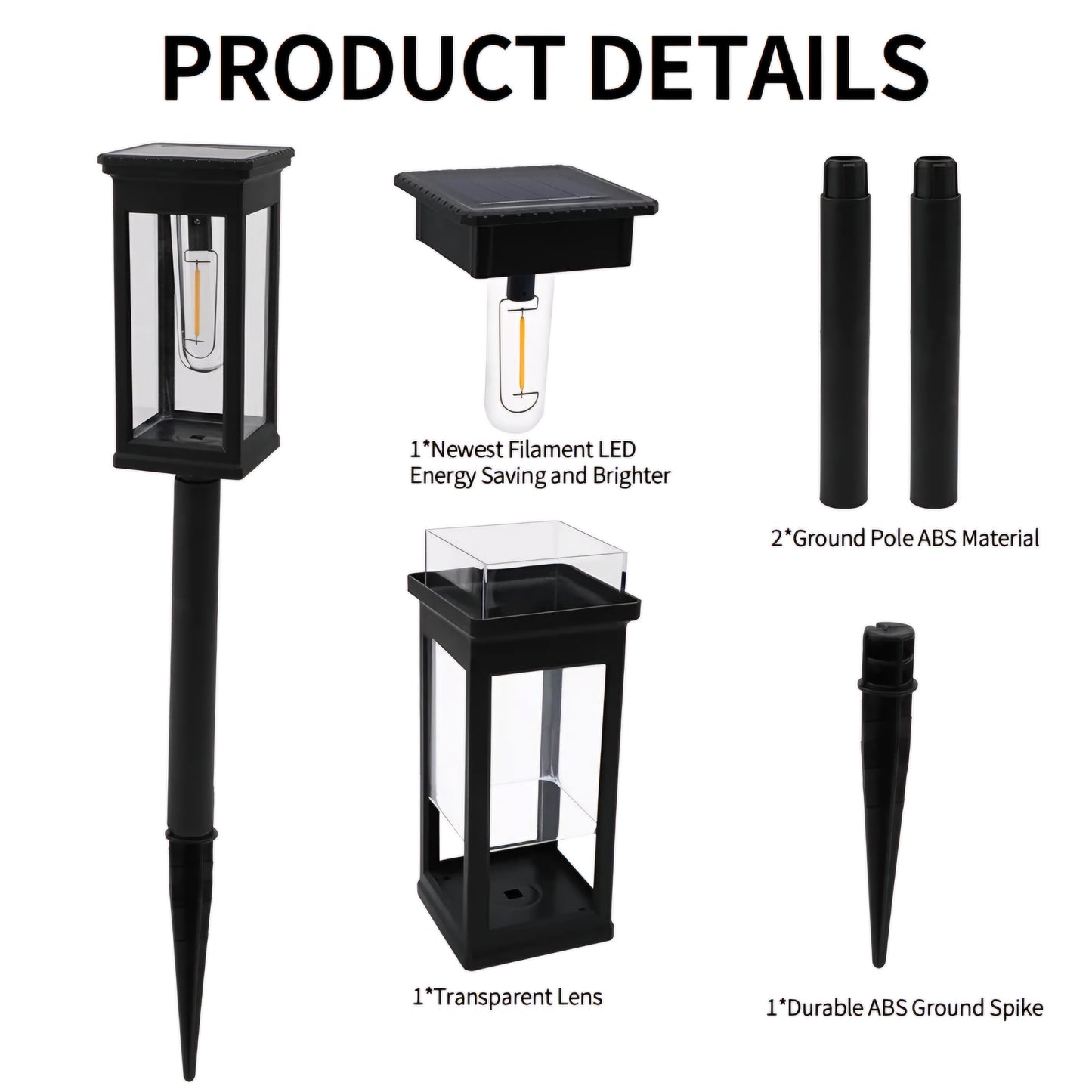 Napelemes Útvilágítás - 6 Darabos Készlet