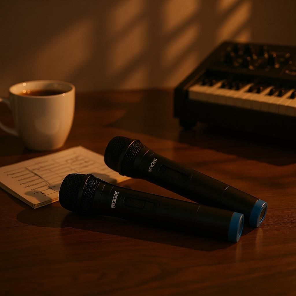 WEISRE Vezeték Nélküli Mikrofon Szett