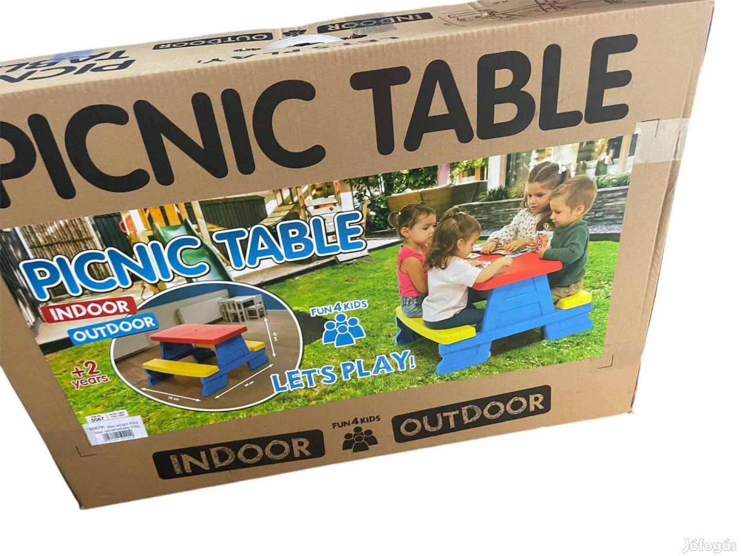 Színes Gyerek Piknikasztal