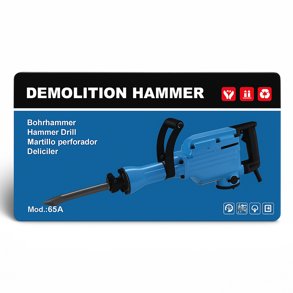 Professzionális Bontókalapács – 3000W