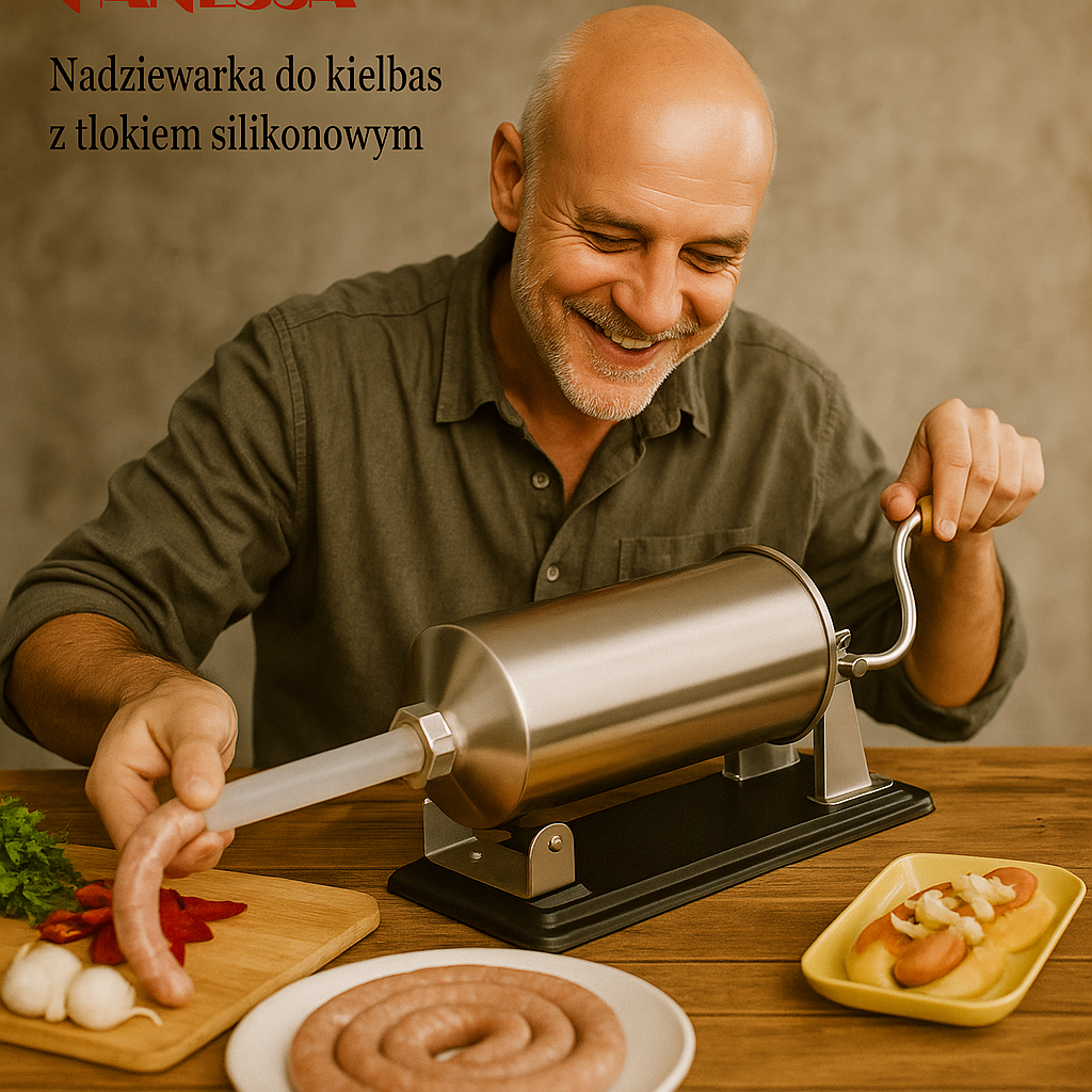 Rozsdamentes Acél Kolbásztöltő Gép