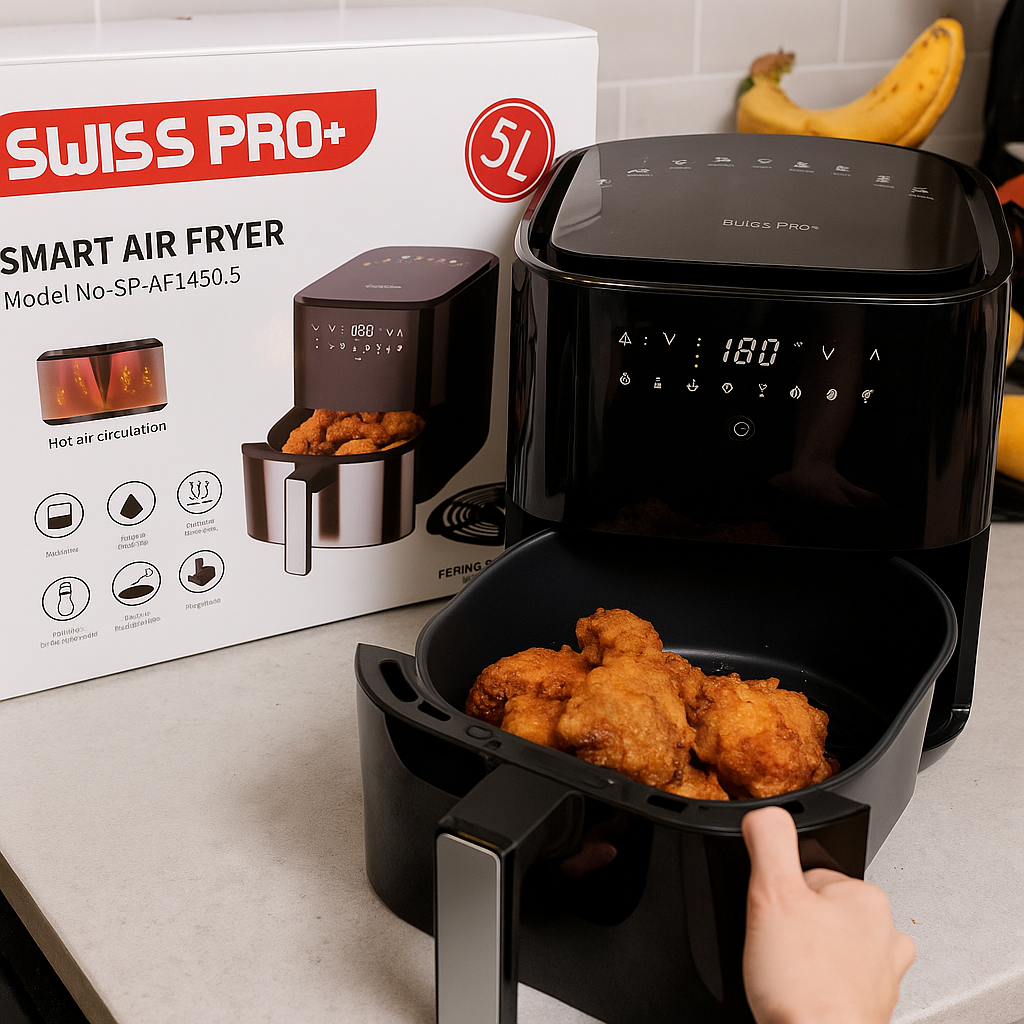 5L Prémium Forrólevegős Sütő
