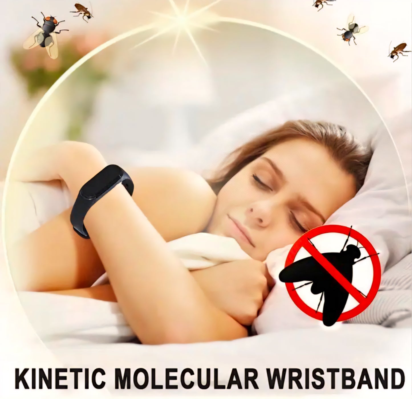 Szúnyogriasztó Kinetic Molekuláris Okos Karkötő 1+1 Ingyen