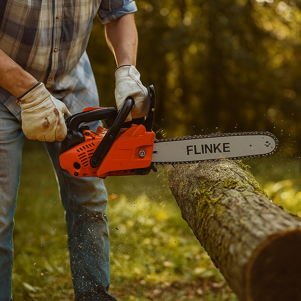 Flinke Benzinmotoros Láncfűrész