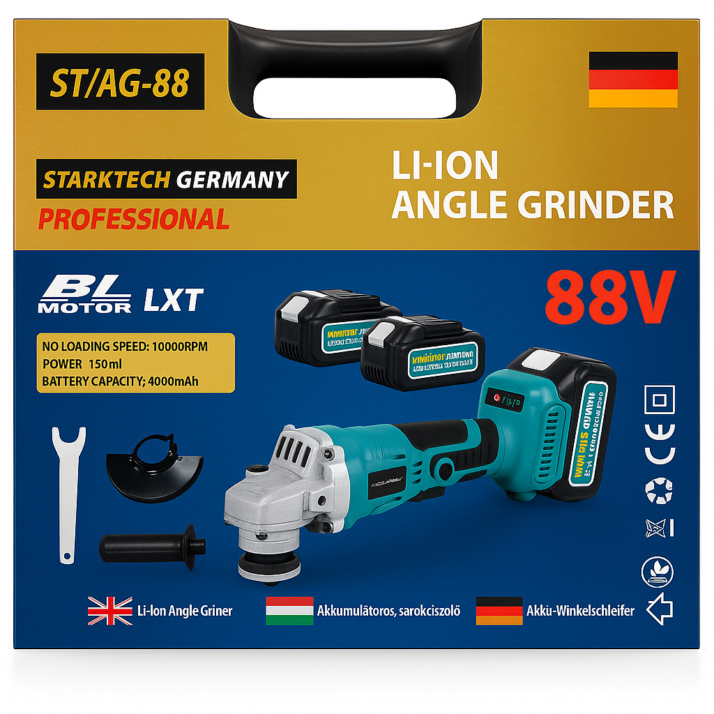 StarkTech Akkumulátoros Sarokcsiszoló