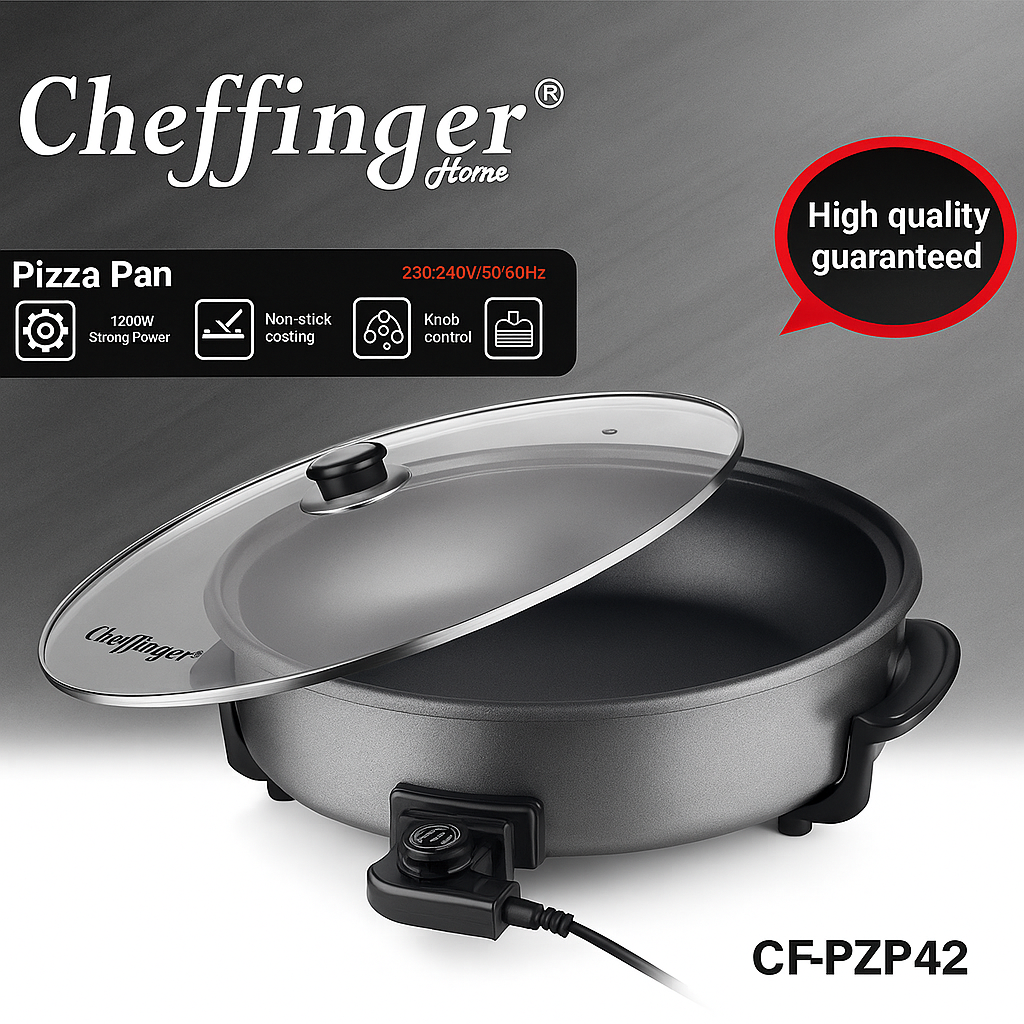 Elektromos Pizzasütő és Multifunkciós Serpenyő