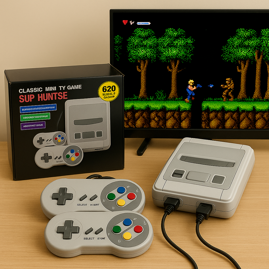 Retro klasszikus videojáték-konzol