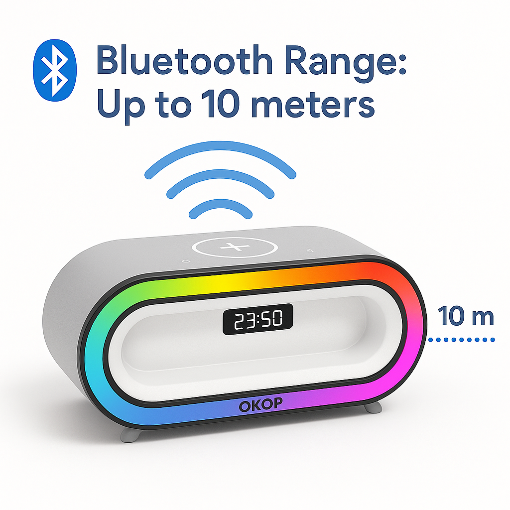 Bluetooth Hangszóró Qi Vezeték Nélküli Töltéssel