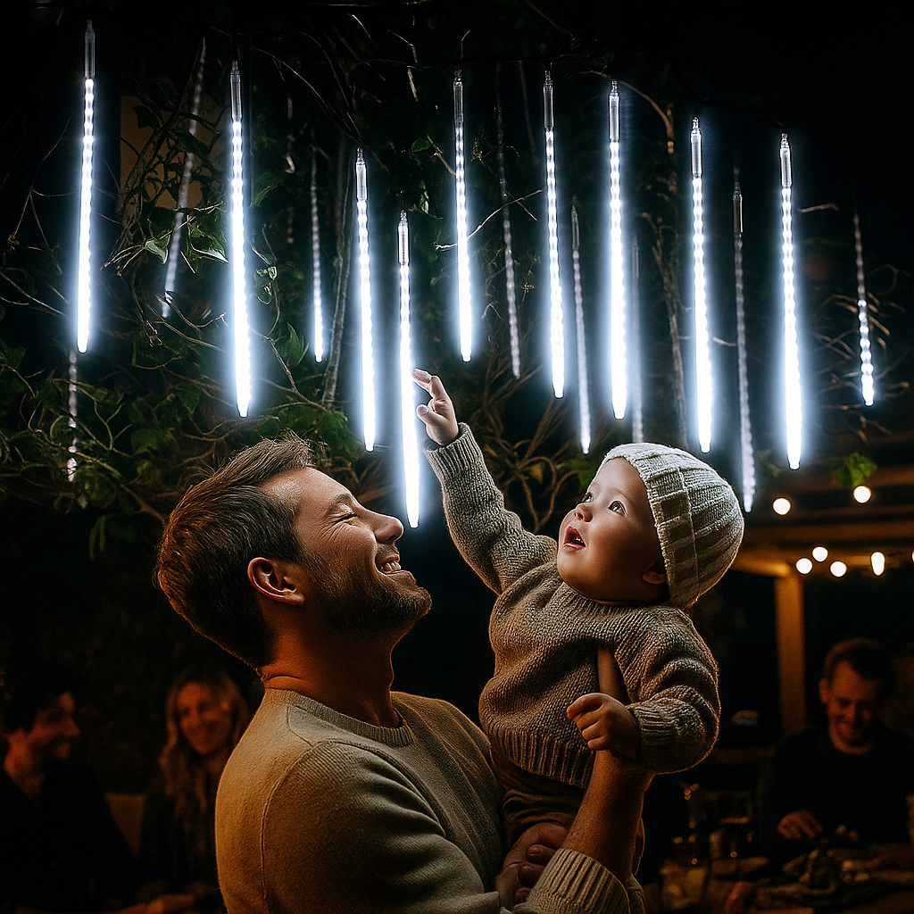 LED Meteor Zápor Fényfüzér 1+1 Ingyen