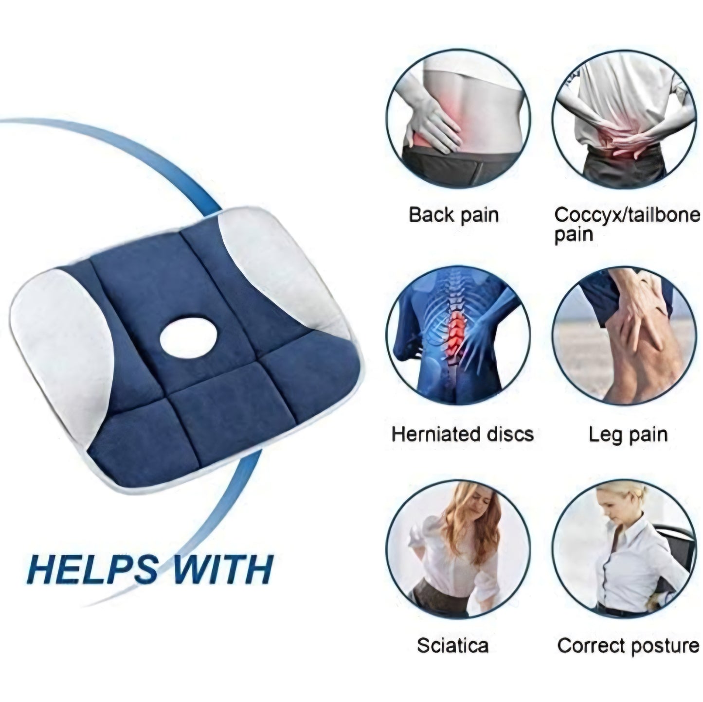 Ergonomikus ülőpárna 1+1 Ingyen