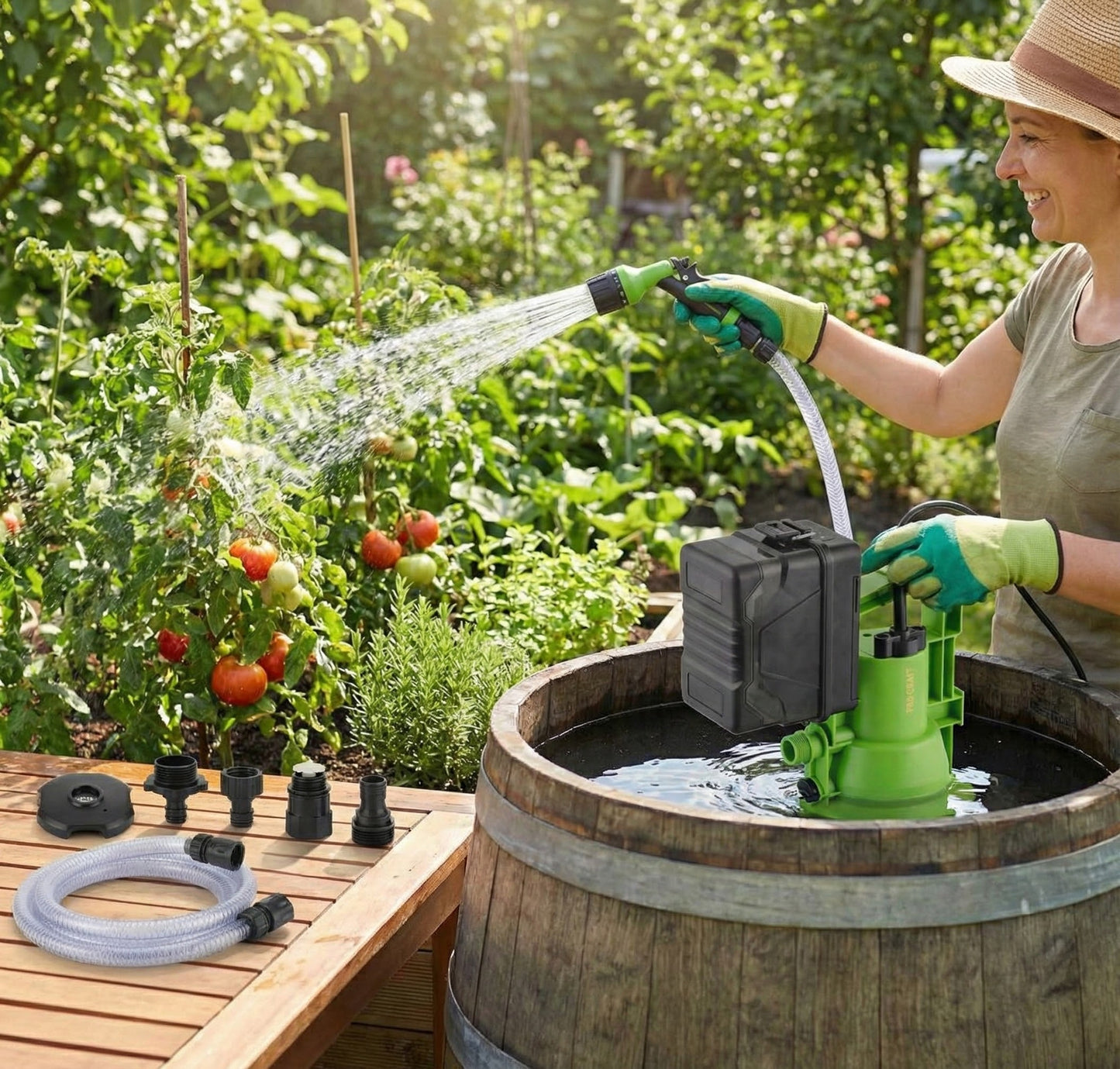 20V Akkus Merülő + Jet Vízipumpa