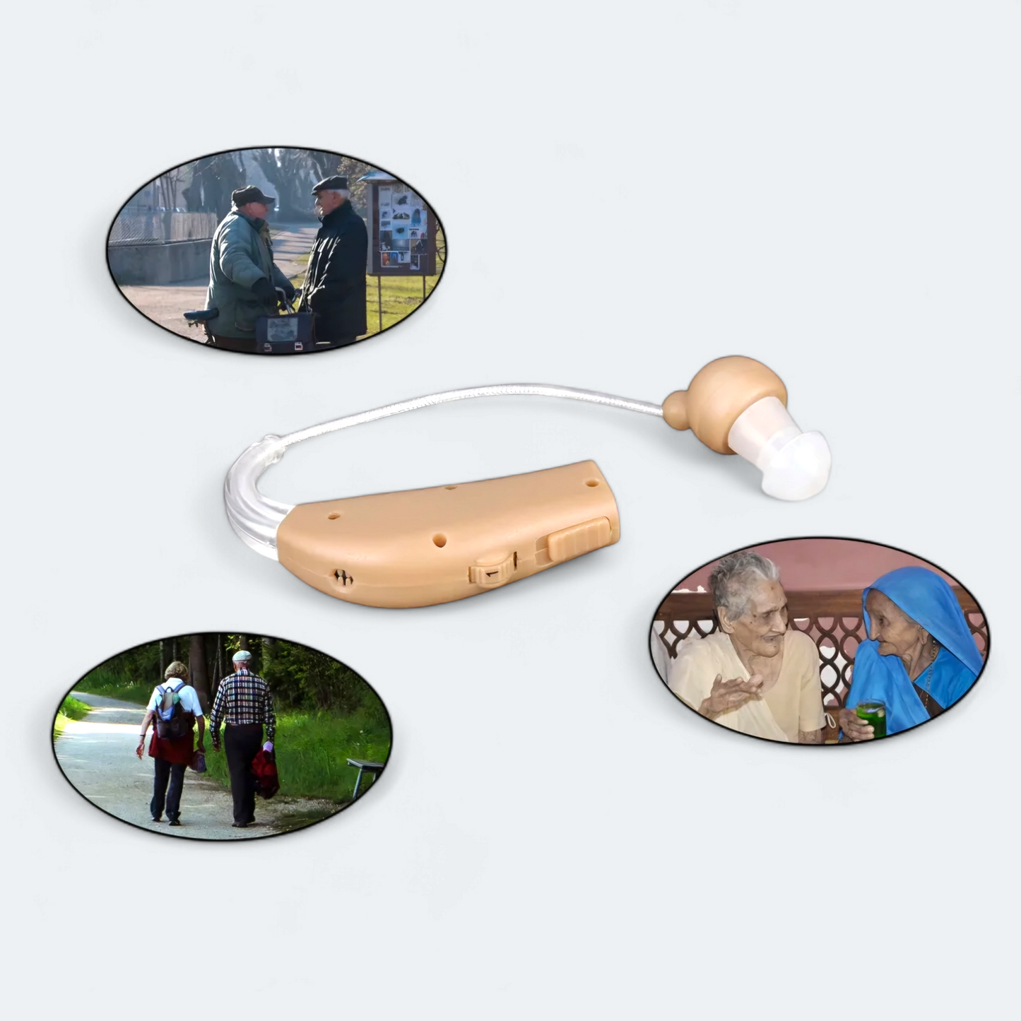 Újratölthető Hallókészülék Digitális Fülhallgató