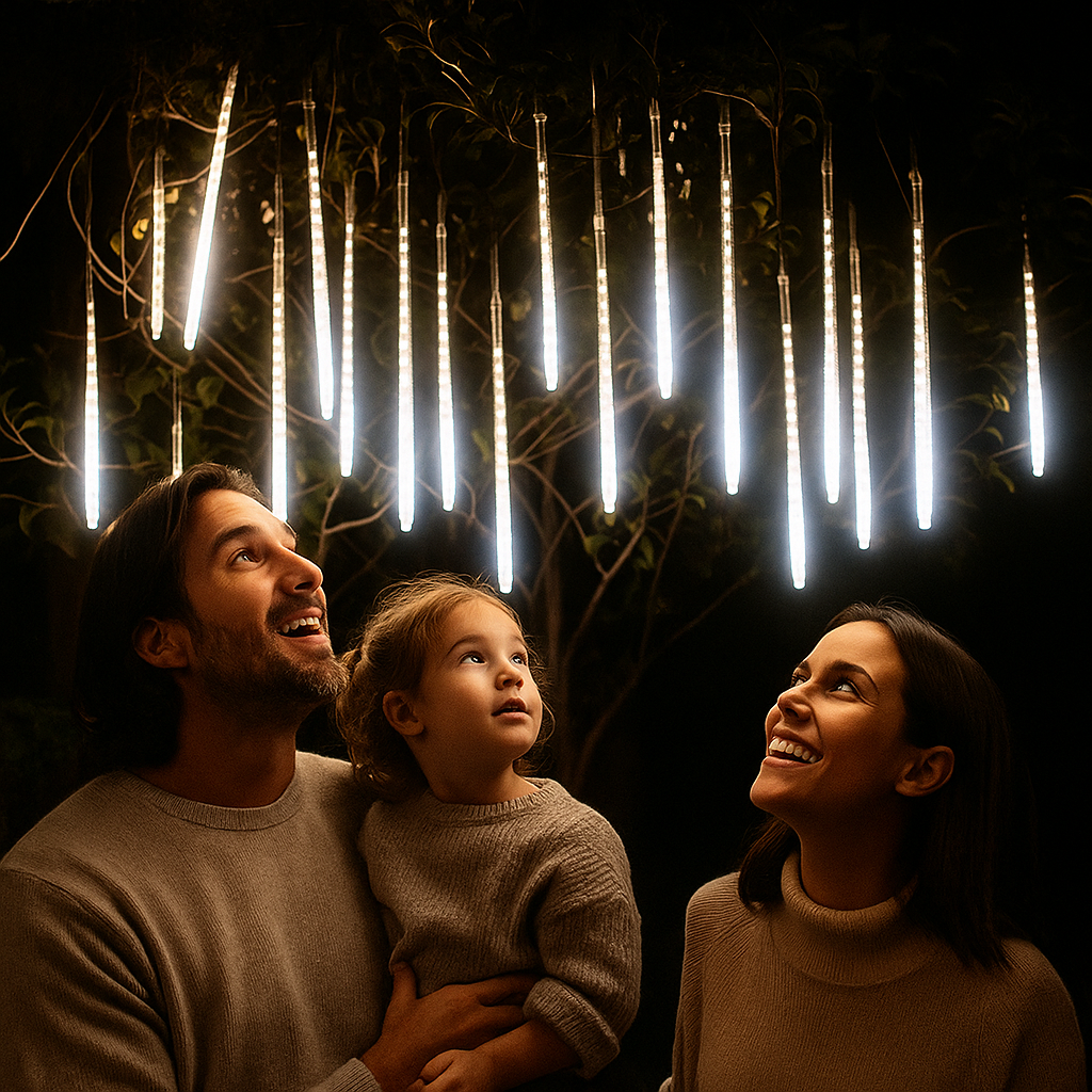 LED Meteor Zápor Fényfüzér 1+1 Ingyen