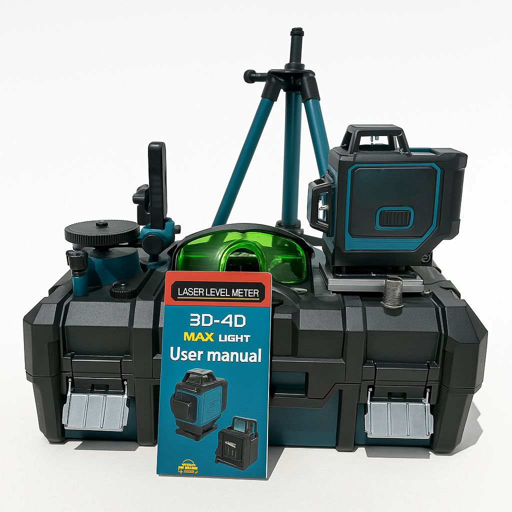 3D-4D Max Light Lézeres Szintező Készlet