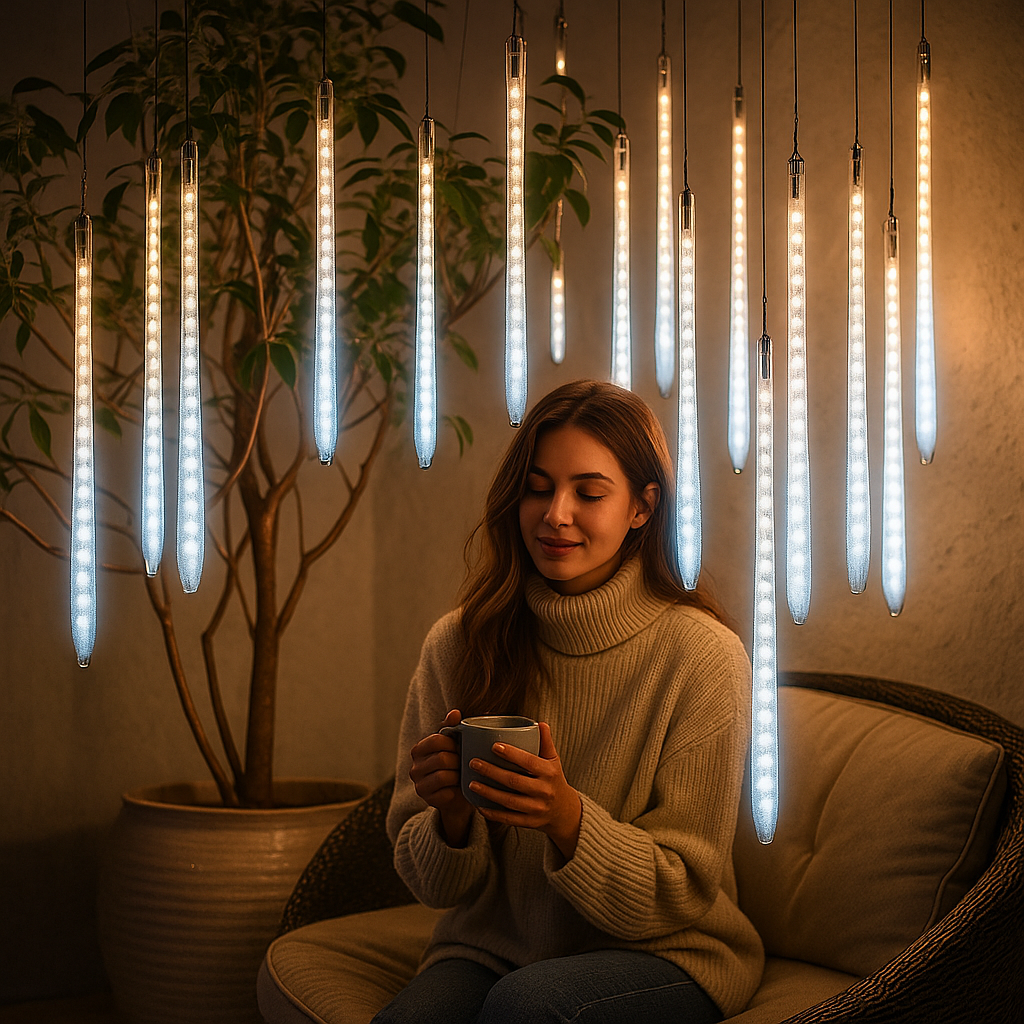 LED Meteor Zápor Fényfüzér 1+1 Ingyen