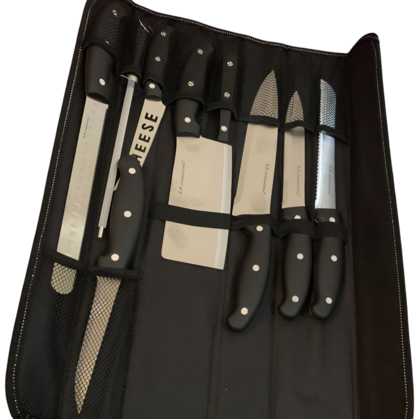 9 részes rozsdamentes acél késkészlet