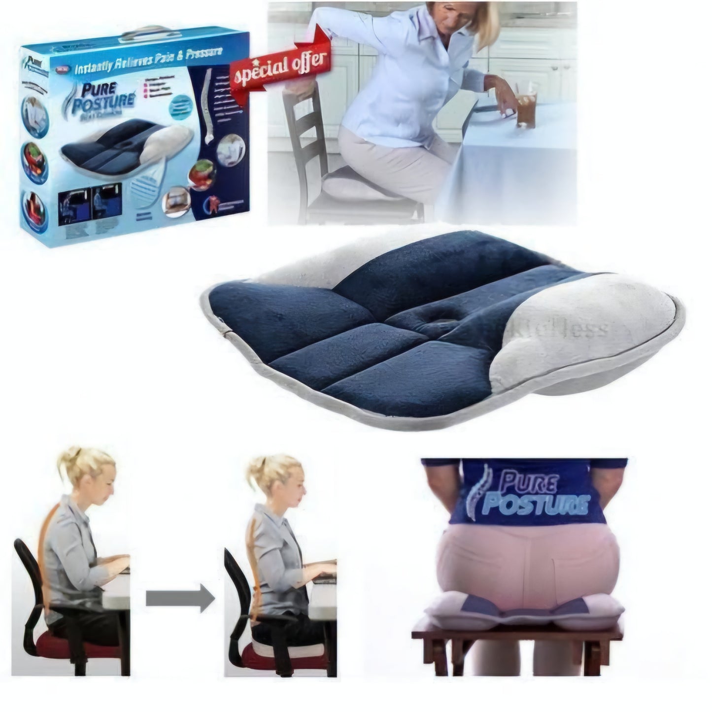 Ergonomikus ülőpárna 1+1 Ingyen