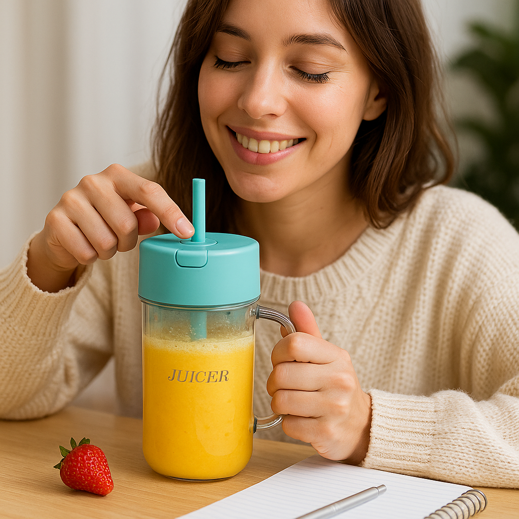 2 az 1-ben Hordozható Turmix Pohár