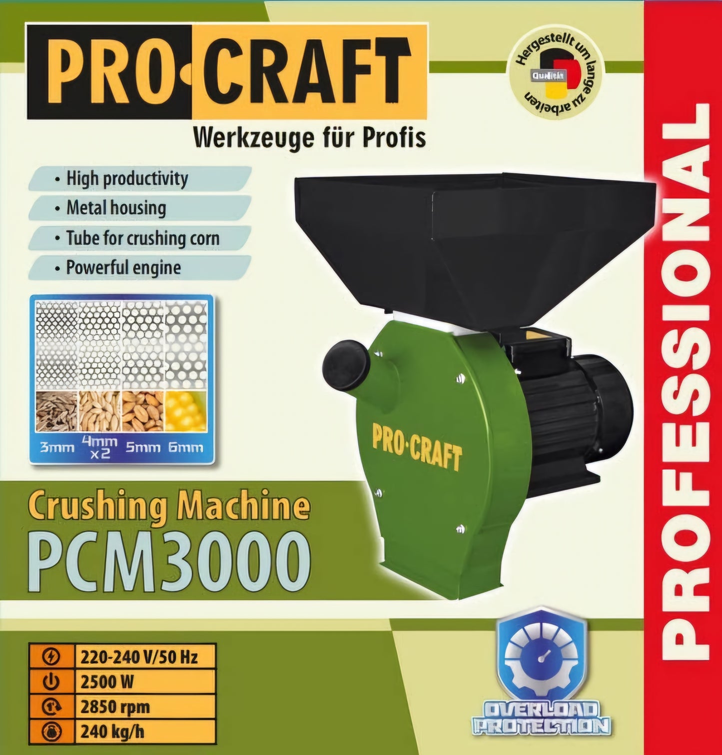 ProCraft PCM3000 Kornedaráló