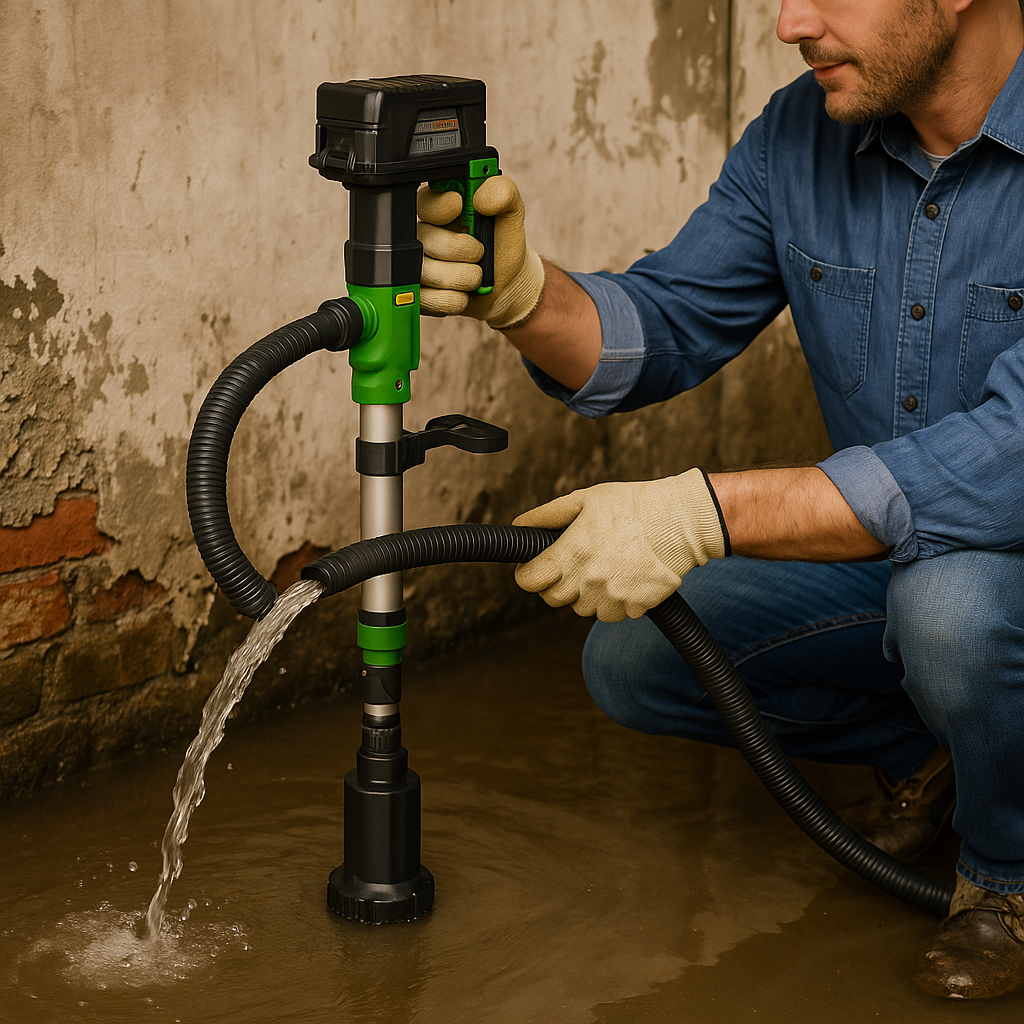 Akkumulátoros Teleszkópos Vízipumpa