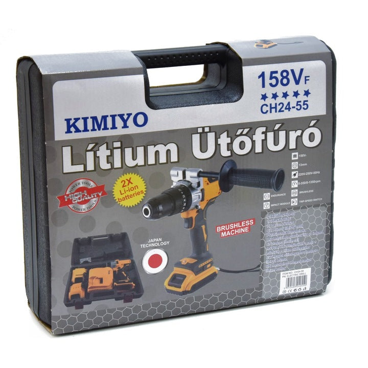 Akkumulátoros Lítium Ütvefúró – Kimiyo 158V
