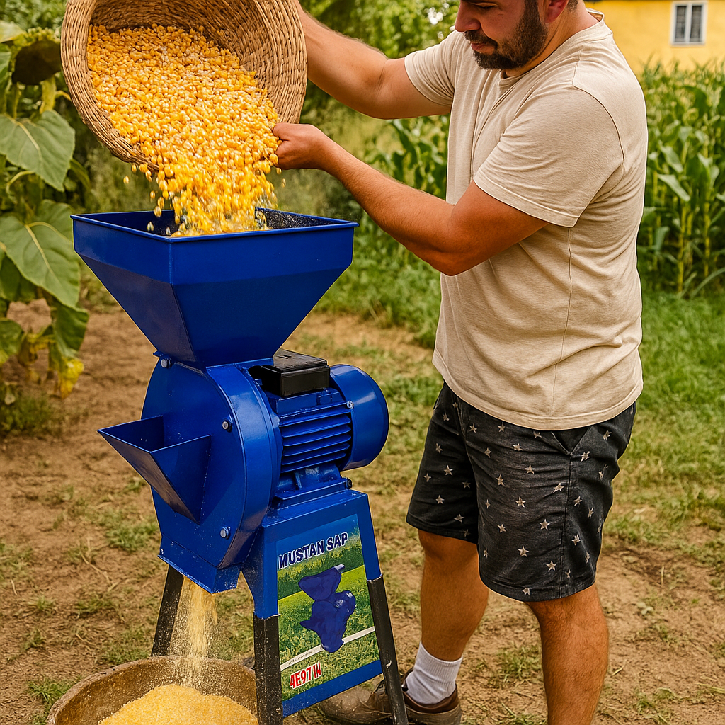 3.8kW-os Univerzális Gabona- és Zöldségdaráló