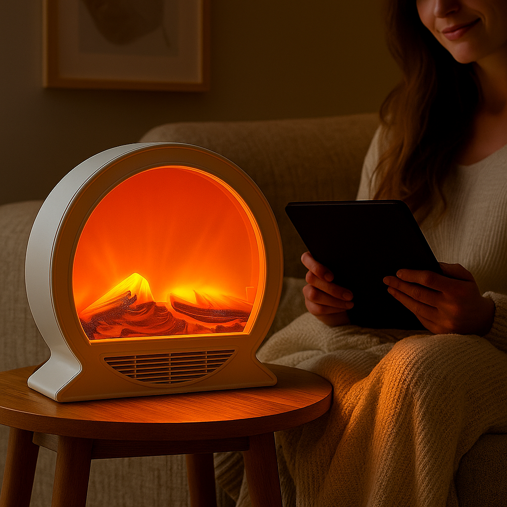 LED Kandalló Lámpa