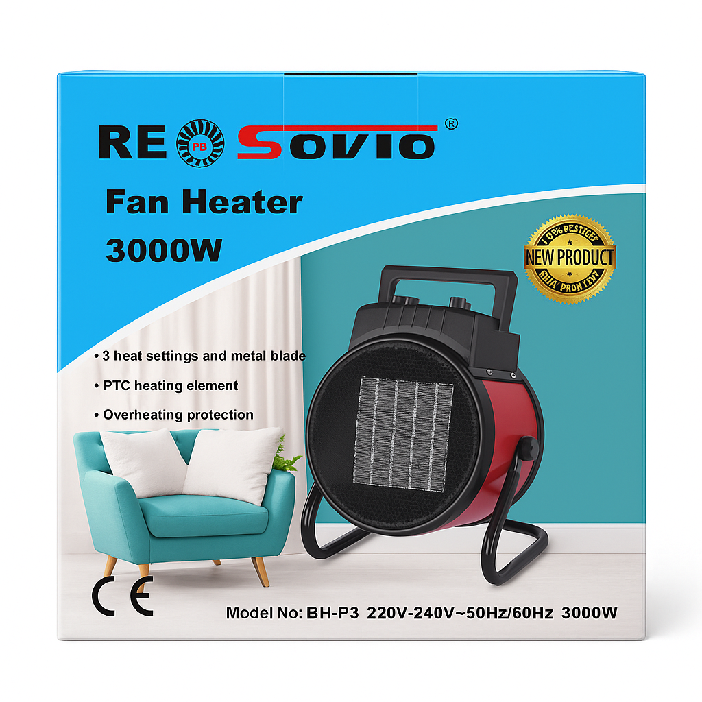 3000W Ventilátoros Hősugárzó