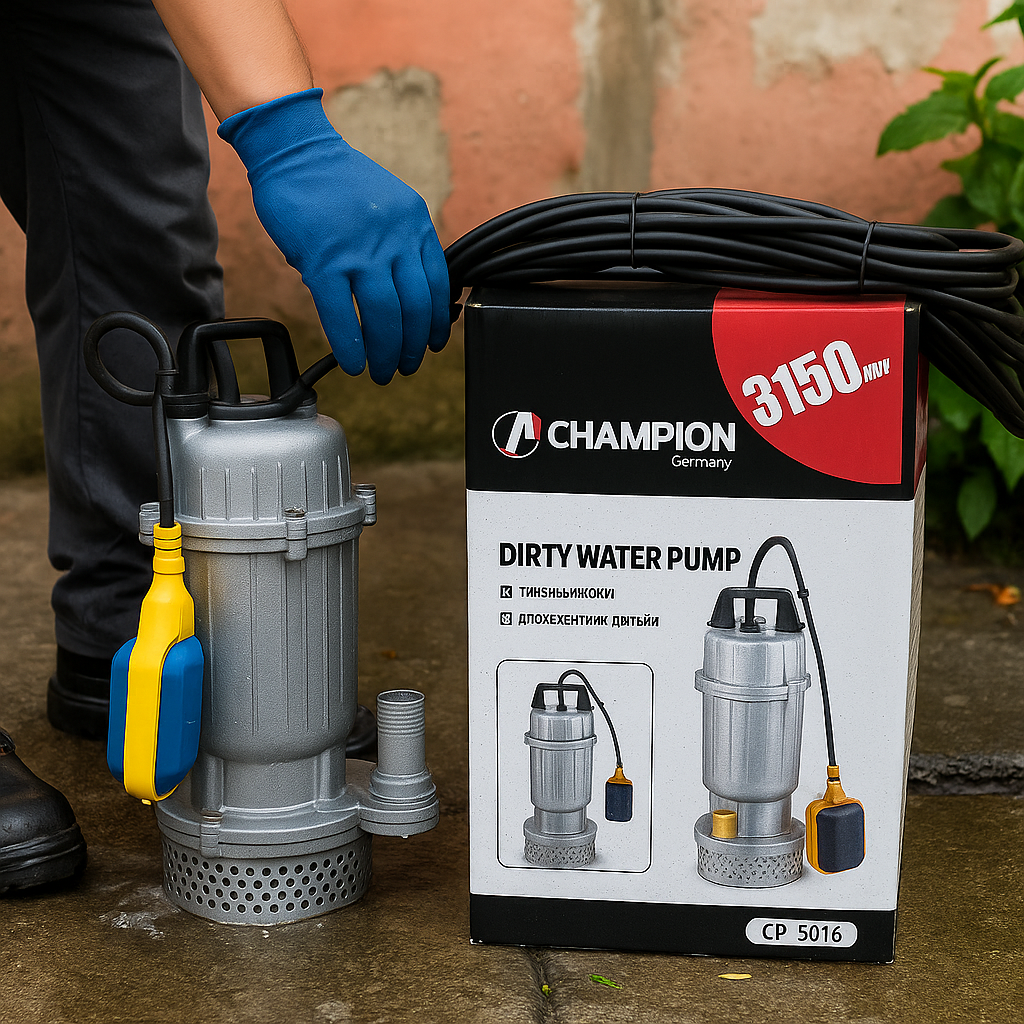 Champion Szennyvíz Szivattyú 3150W