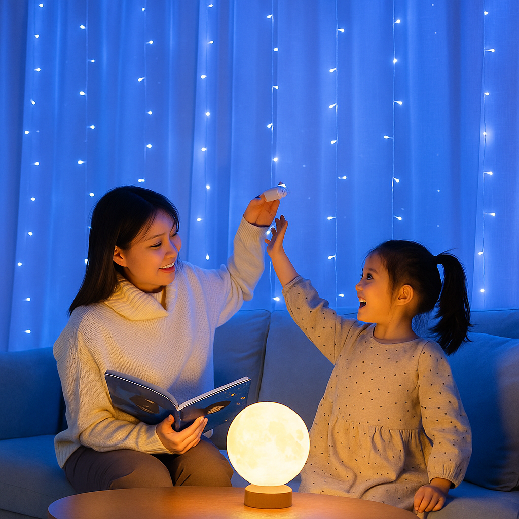 Vízesés Fény 300 LED-del