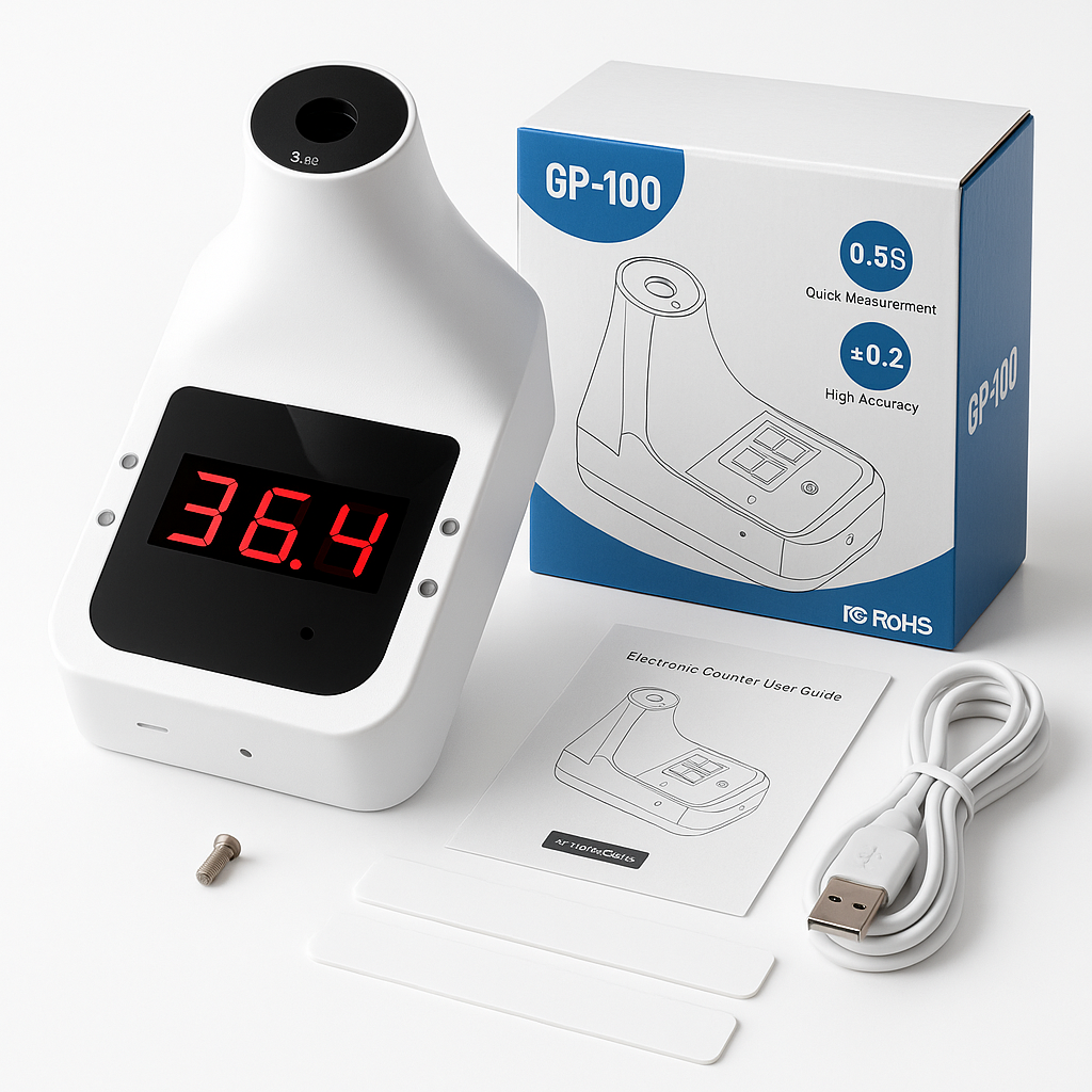 Érintésmentes Fali Infravörös Hőmérő